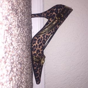 Leopard print shoes